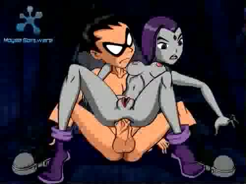 Clarins Porn - Teen Titans animados XXX